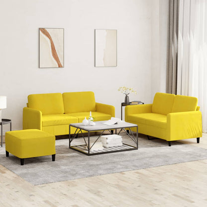 Set Di Divani 3 Pz In Velluto