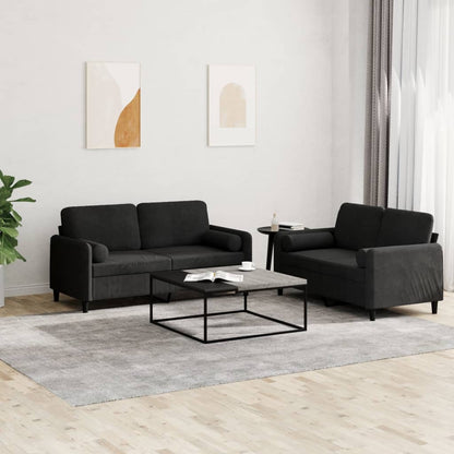 Set Di Divani 3 Pz In Velluto