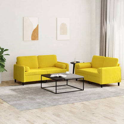 Set Di Divani 3 Pz In Velluto