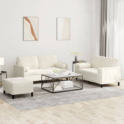 Set Di Divani 3 Pz In Velluto