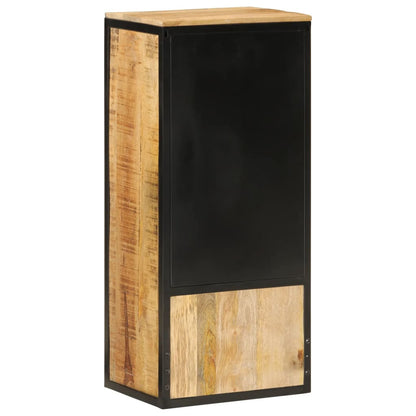 Mobile Da Bagno 40X27X90 Cm In Legno Massello Di Mango E Ferro