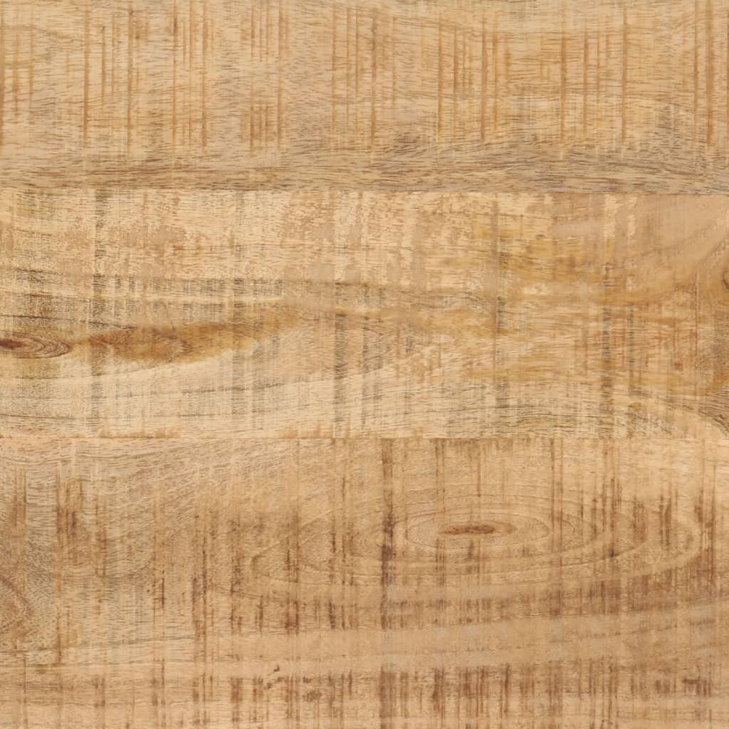 Mobile Da Bagno 40X27X90 Cm In Legno Massello Di Mango E Ferro