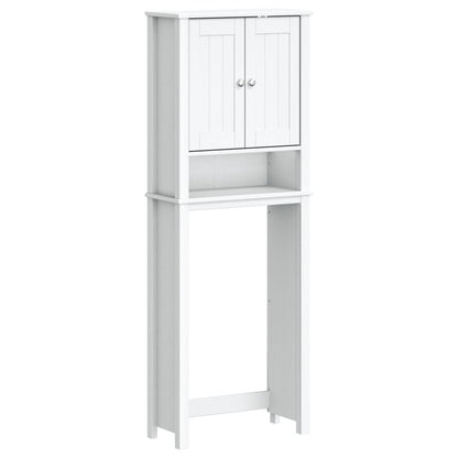 Portaoggetti Sopra Wc Berg 60X27X164,5 Cm Legno Massello