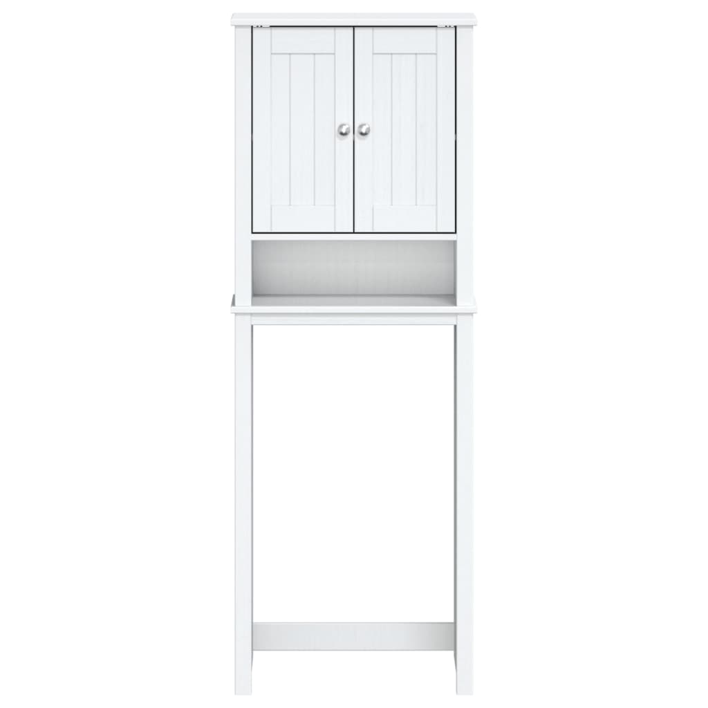Portaoggetti Sopra Wc Berg 60X27X164,5 Cm Legno Massello