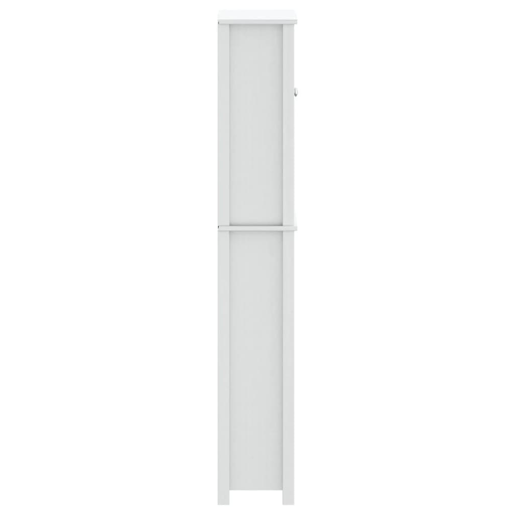 Portaoggetti Sopra Wc Berg 60X27X164,5 Cm Legno Massello