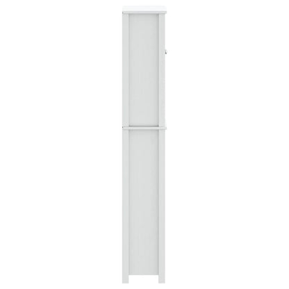 Portaoggetti Sopra Wc Berg 60X27X164,5 Cm Legno Massello