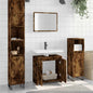 Set Mobili Da Bagno 2 Pz In Legno Multistrato