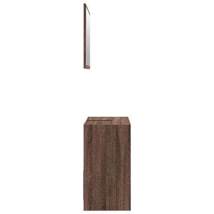 Set Mobili Da Bagno 2 Pz In Legno Multistrato