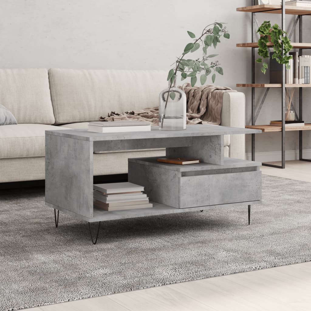 Tavolino Da Salotto 90X49X45 Cm Legno Multistrato