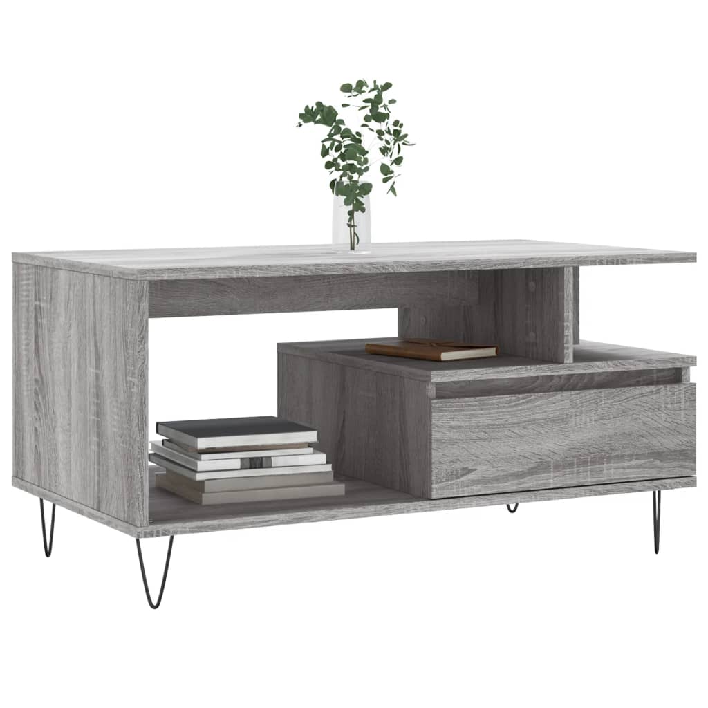 Tavolino Da Salotto 90X49X45 Cm Legno Multistrato
