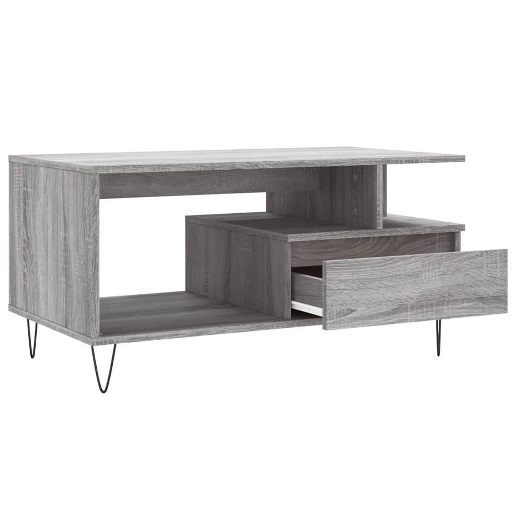Tavolino Da Salotto 90X49X45 Cm Legno Multistrato