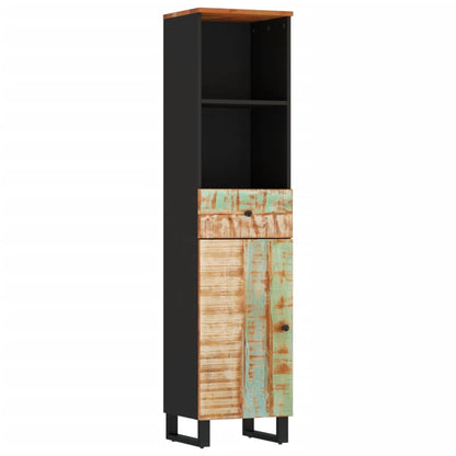 Set Mobili Da Bagno 4 Pz In Legno Massello Di Recupero