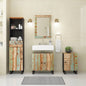 Set Mobili Da Bagno 4 Pz In Legno Massello Di Recupero