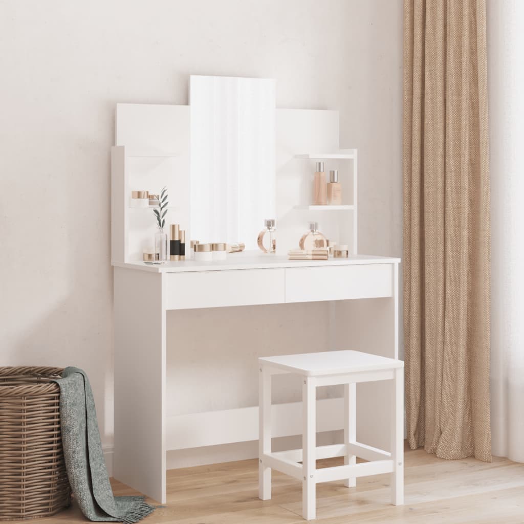 Toeletta Con Specchio 96X39X142 Cm