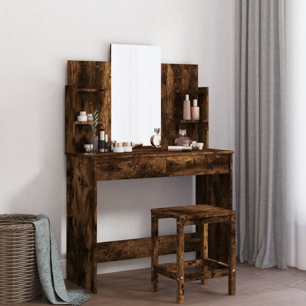 Toeletta Con Specchio 96X39X142 Cm