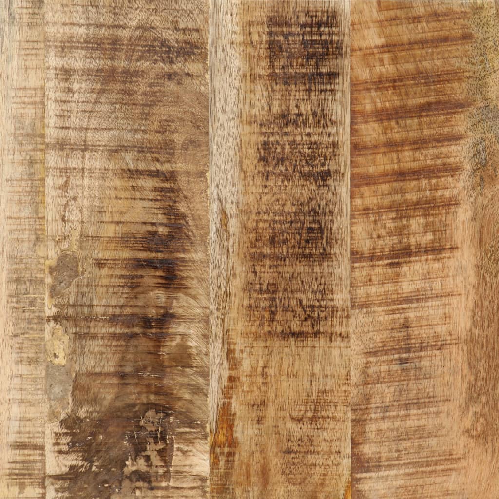 Toeletta 105X35X75Cm Legno Massello Mango Grezzo E Ferro