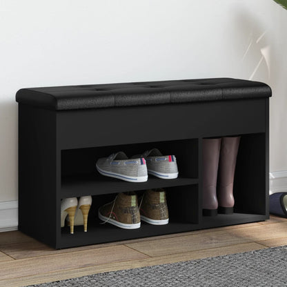 Panca Per Scarpe 82X32X45,5Cm Legno Multistrato
