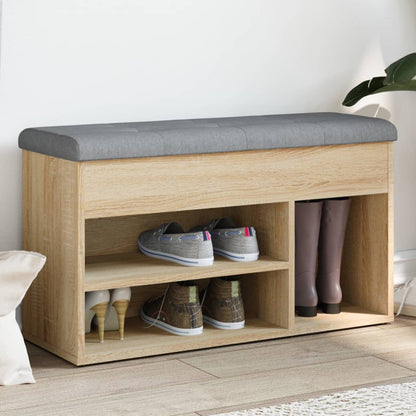 Panca Per Scarpe 82X32X45,5Cm Legno Multistrato