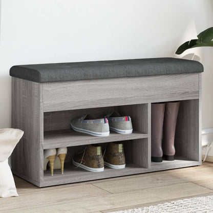 Panca Per Scarpe 82X32X45,5Cm Legno Multistrato