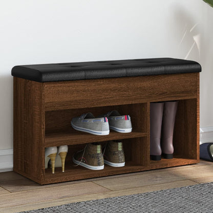 Panca Per Scarpe 82X32X45,5Cm Legno Multistrato
