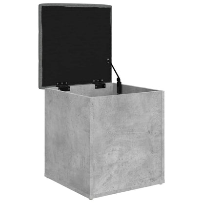 Panca Portaoggetti Legno Multistrato Grigio Cemento
