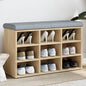 Panca Porta Scarpe Legno Multistrato Rovere Sonoma