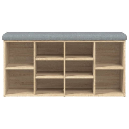 Panca Porta Scarpe Legno Multistrato Rovere Sonoma