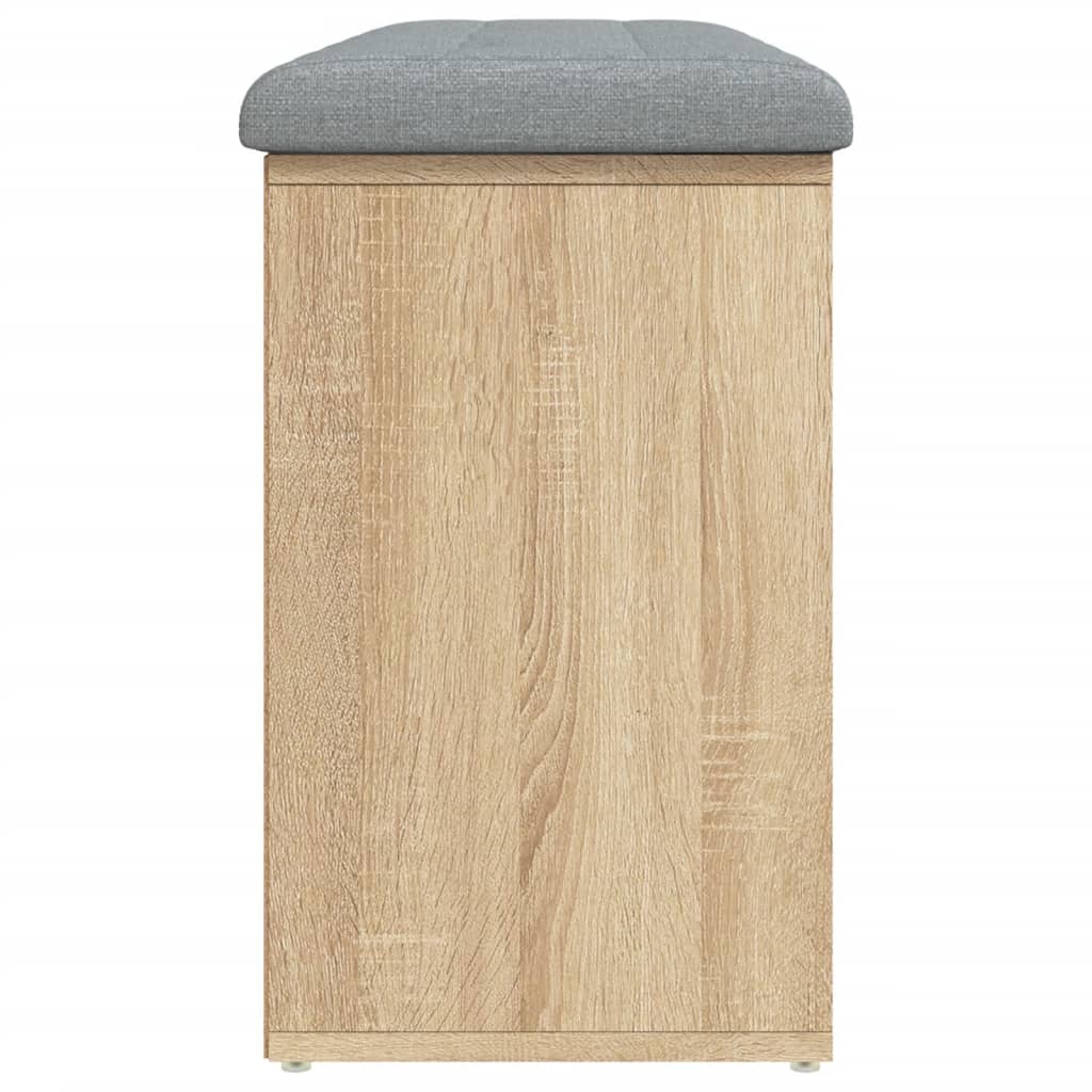Panca Porta Scarpe Legno Multistrato Rovere Sonoma