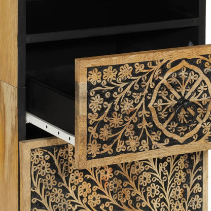 Set Mobili Da Bagno 4 Pz In Legno Massello Di Mango