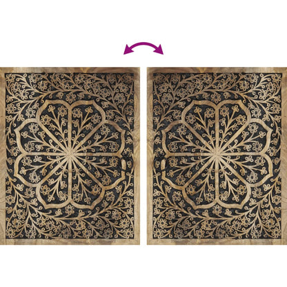 Set Mobili Da Bagno 4 Pz In Legno Massello Di Mango