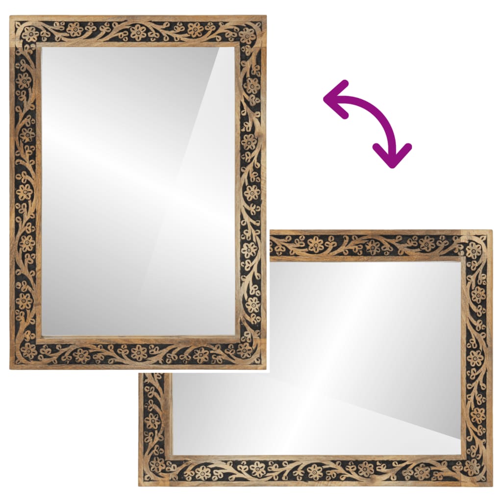 Set Mobili Da Bagno 4 Pz In Legno Massello Di Mango