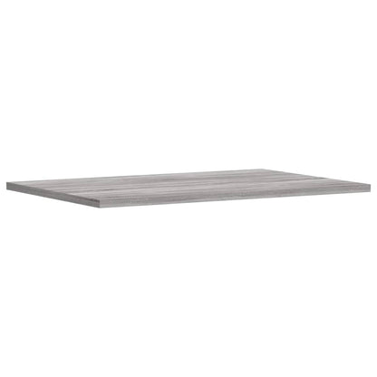 Mensole Parete 4Pz Grigio Sonoma 60X40X1,5 Cm Legno Multistrato