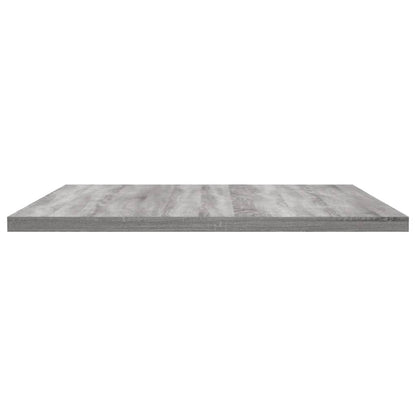 Mensole Parete 4Pz Grigio Sonoma 60X40X1,5 Cm Legno Multistrato