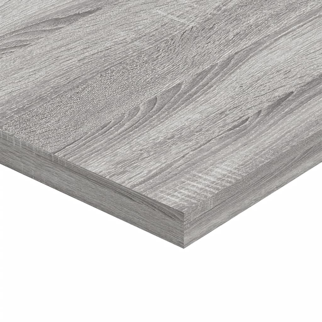 Mensole Parete 4Pz Grigio Sonoma 60X40X1,5 Cm Legno Multistrato
