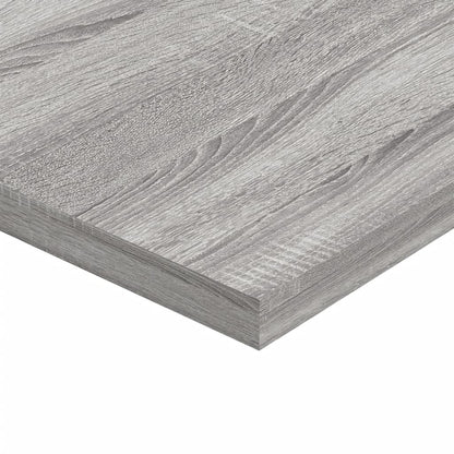 Mensole Parete 4Pz Grigio Sonoma 60X40X1,5 Cm Legno Multistrato