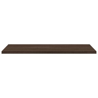 Mensole Parete 4Pz Rovere Marrone 60X40X1,5Cm Legno Multistrato