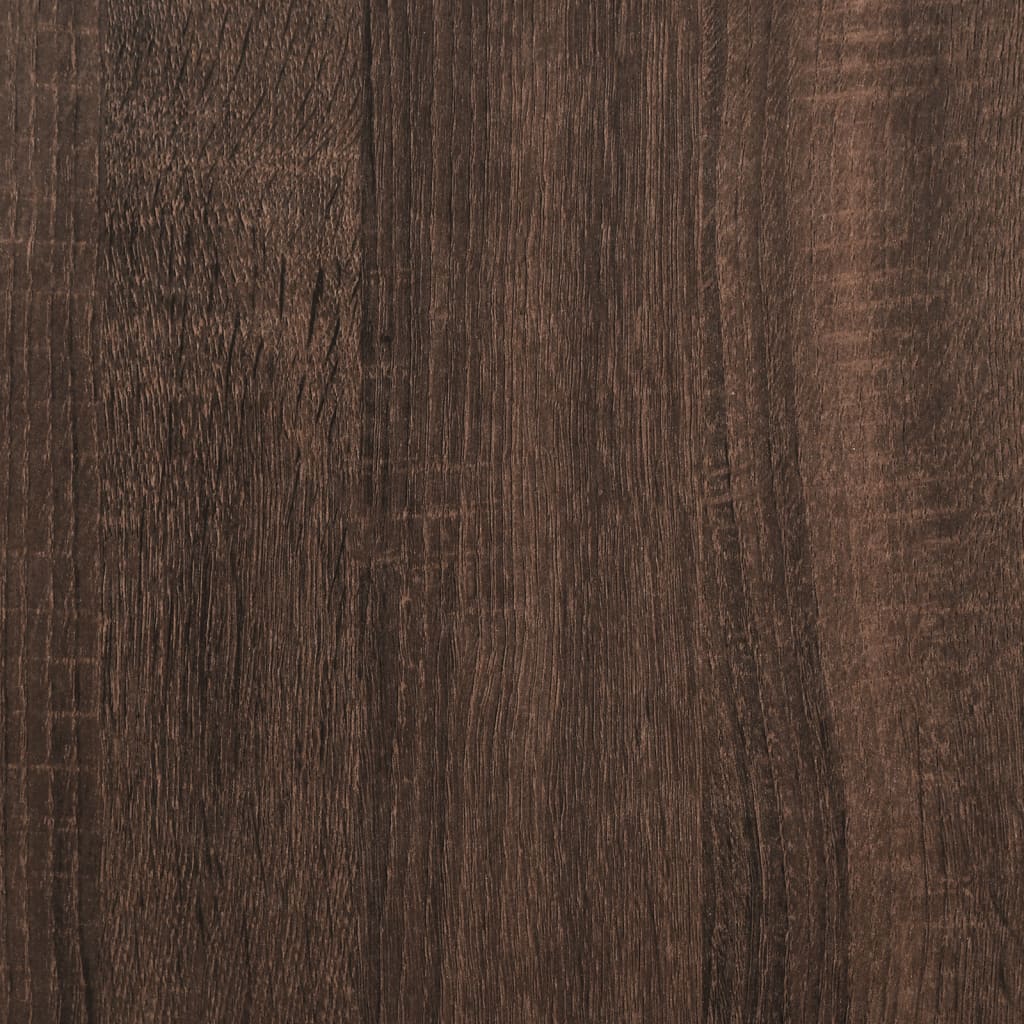 Mensole Parete 4Pz Rovere Marrone 60X40X1,5Cm Legno Multistrato
