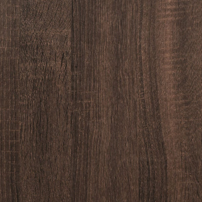 Mensole Parete 4Pz Rovere Marrone 60X40X1,5Cm Legno Multistrato
