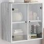 Mobile A Muro Con Ante In Vetro 68X37X68,5 Cm