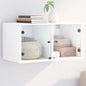 Mobile A Muro Con Ante In Vetro 68,5X37X35 Cm