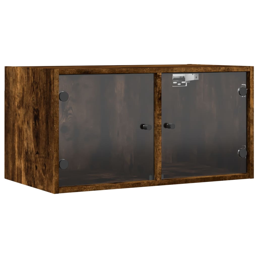Mobile A Muro Con Ante In Vetro 68,5X37X35 Cm