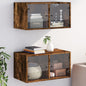 Mobile A Muro Con Ante In Vetro 68,5X37X35 Cm