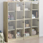 Credenza 2 Pcs 68 X 37 X 142 Cm Legno Multistrato