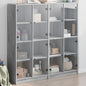 Credenza 2 Pcs 68 X 37 X 142 Cm Legno Multistrato