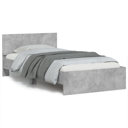 Giroletto Testiera Legno Multistrato Grigio Cemento