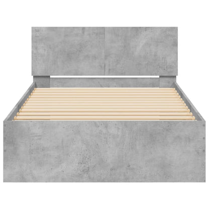 Giroletto Testiera Legno Multistrato Grigio Cemento