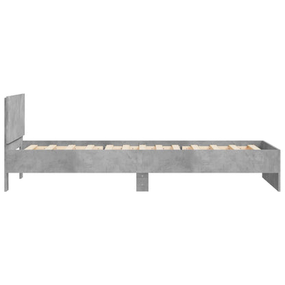 Giroletto Testiera Legno Multistrato Grigio Cemento