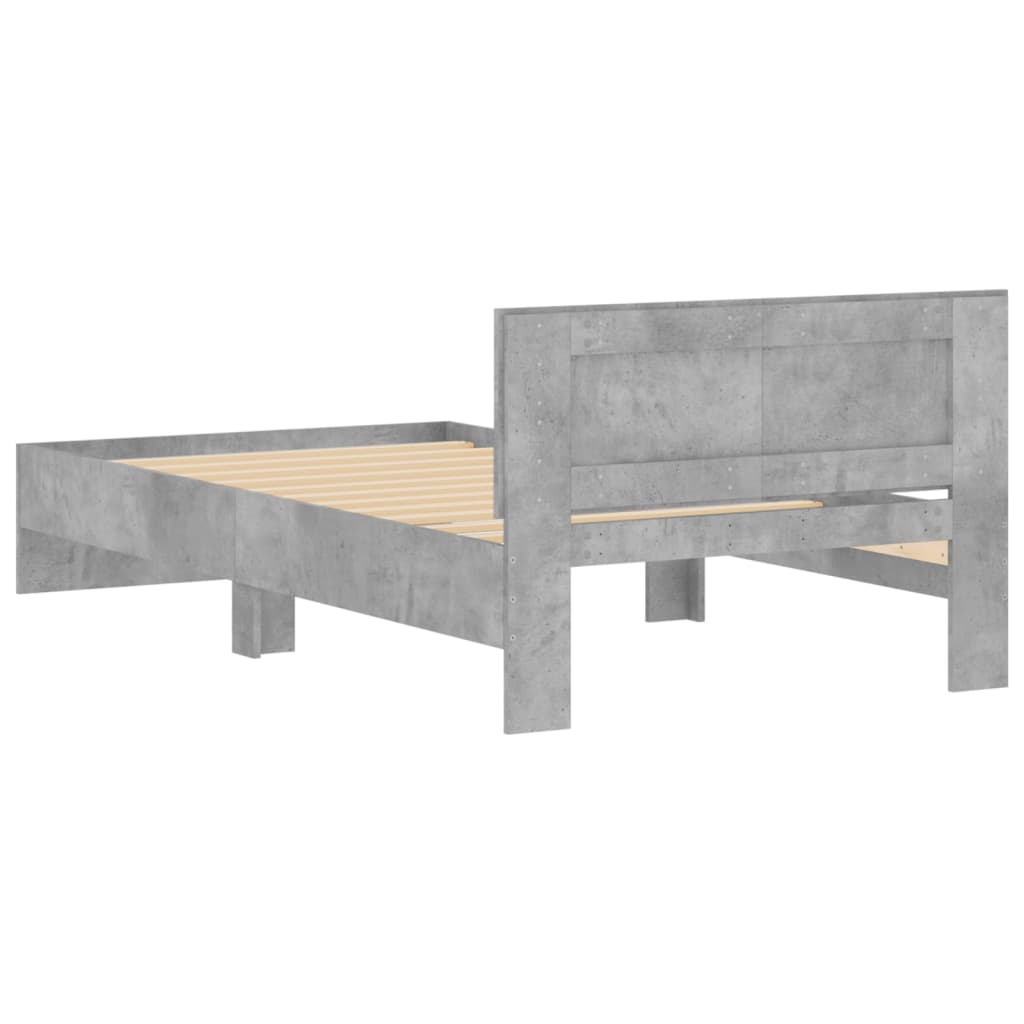 Giroletto Testiera Legno Multistrato Grigio Cemento