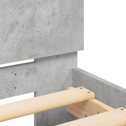 Giroletto Testiera Legno Multistrato Grigio Cemento