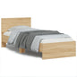 Giroletto Con Testiera E Led Rovere Sonoma